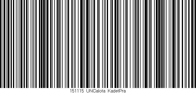 Código de barras (EAN, GTIN, SKU, ISBN): '151115_UNCalota_KadetPra'