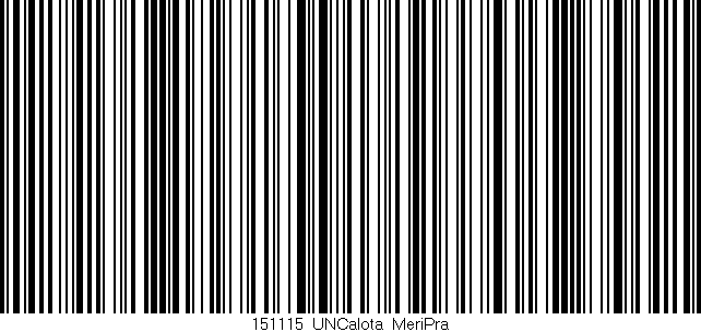 Código de barras (EAN, GTIN, SKU, ISBN): '151115_UNCalota_MeriPra'