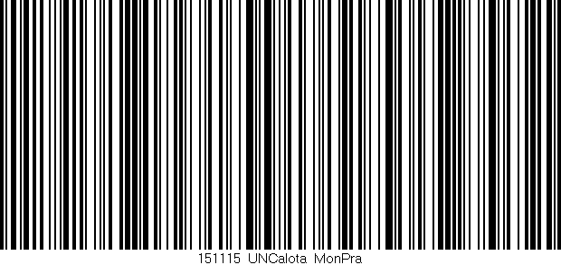 Código de barras (EAN, GTIN, SKU, ISBN): '151115_UNCalota_MonPra'
