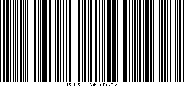 Código de barras (EAN, GTIN, SKU, ISBN): '151115_UNCalota_PrisPre'