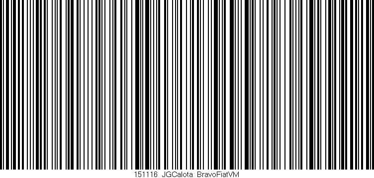 Código de barras (EAN, GTIN, SKU, ISBN): '151116_JGCalota_BravoFiatVM'