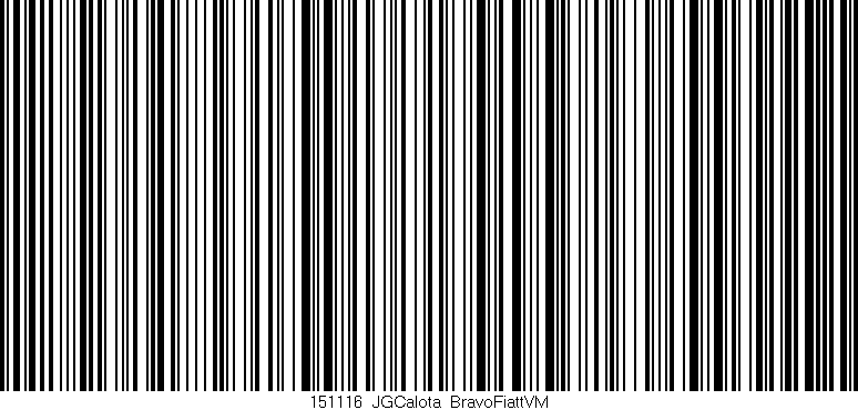 Código de barras (EAN, GTIN, SKU, ISBN): '151116_JGCalota_BravoFiattVM'