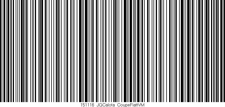 Código de barras (EAN, GTIN, SKU, ISBN): '151116_JGCalota_CoupeFiattVM'