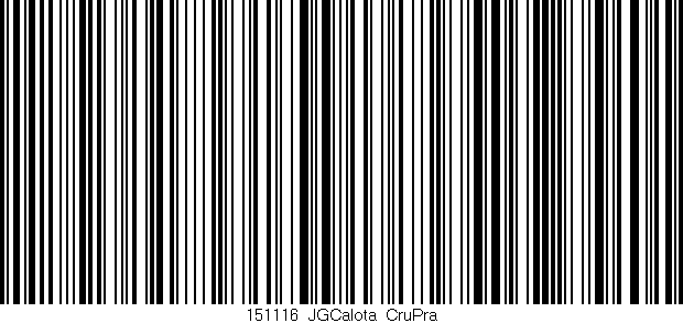 Código de barras (EAN, GTIN, SKU, ISBN): '151116_JGCalota_CruPra'