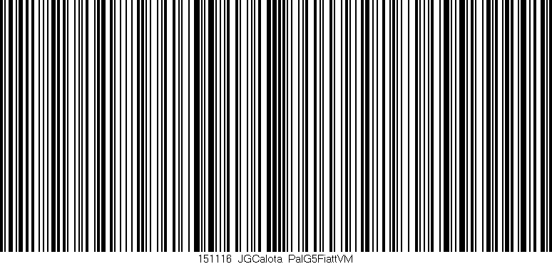 Código de barras (EAN, GTIN, SKU, ISBN): '151116_JGCalota_PalG5FiattVM'