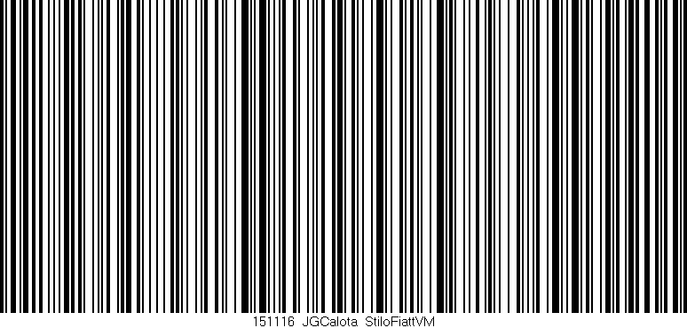Código de barras (EAN, GTIN, SKU, ISBN): '151116_JGCalota_StiloFiattVM'
