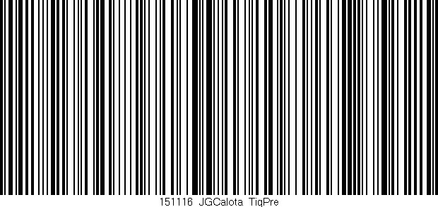 Código de barras (EAN, GTIN, SKU, ISBN): '151116_JGCalota_TigPre'