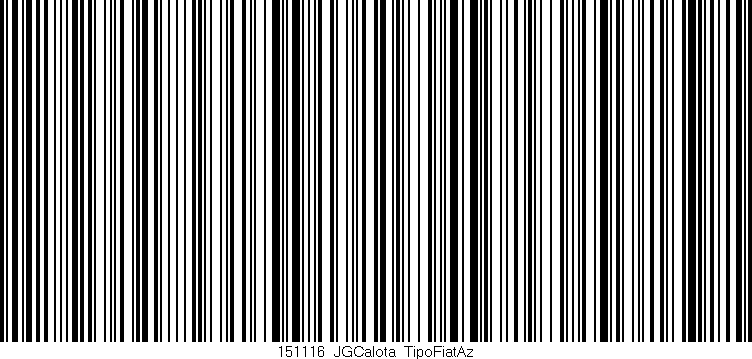 Código de barras (EAN, GTIN, SKU, ISBN): '151116_JGCalota_TipoFiatAz'