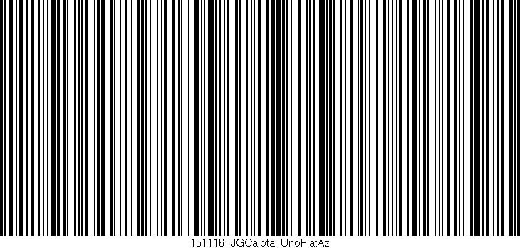 Código de barras (EAN, GTIN, SKU, ISBN): '151116_JGCalota_UnoFiatAz'