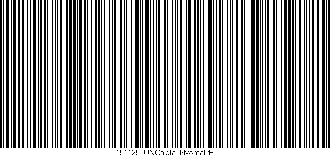 Código de barras (EAN, GTIN, SKU, ISBN): '151125_UNCalota_NvAmaPF'