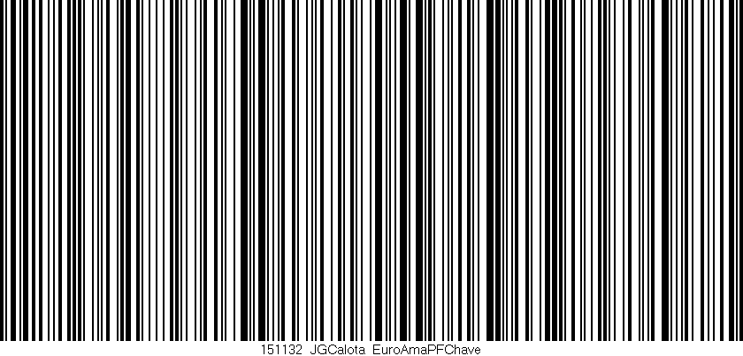 Código de barras (EAN, GTIN, SKU, ISBN): '151132_JGCalota_EuroAmaPFChave'