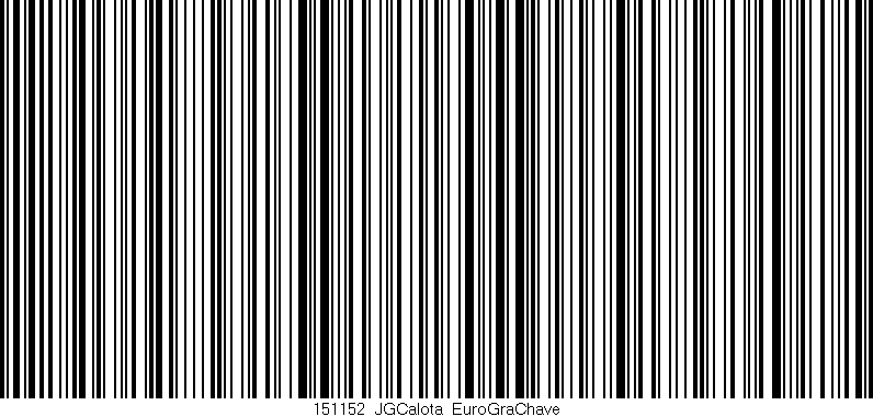 Código de barras (EAN, GTIN, SKU, ISBN): '151152_JGCalota_EuroGraChave'