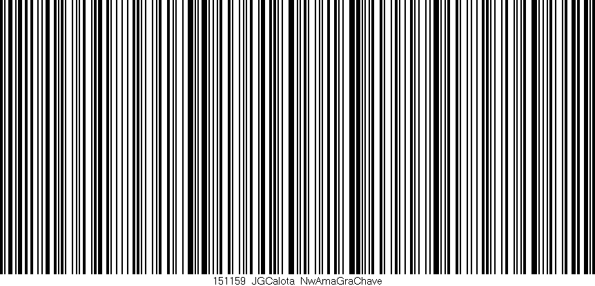 Código de barras (EAN, GTIN, SKU, ISBN): '151159_JGCalota_NwAmaGraChave'