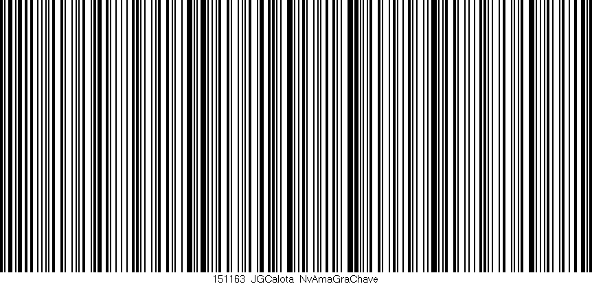 Código de barras (EAN, GTIN, SKU, ISBN): '151163_JGCalota_NvAmaGraChave'