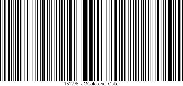 Código de barras (EAN, GTIN, SKU, ISBN): '151275_JGCalotona_Celta'