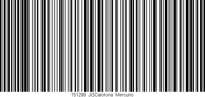 Código de barras (EAN, GTIN, SKU, ISBN): '151299_JGCalotona_Mercurio'