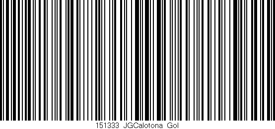 Código de barras (EAN, GTIN, SKU, ISBN): '151333_JGCalotona_Gol'