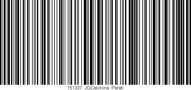 Código de barras (EAN, GTIN, SKU, ISBN): '151337_JGCalotona_Parati'