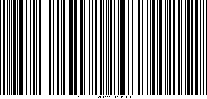 Código de barras (EAN, GTIN, SKU, ISBN): '151360_JGCalotona_PreCitrBerl'