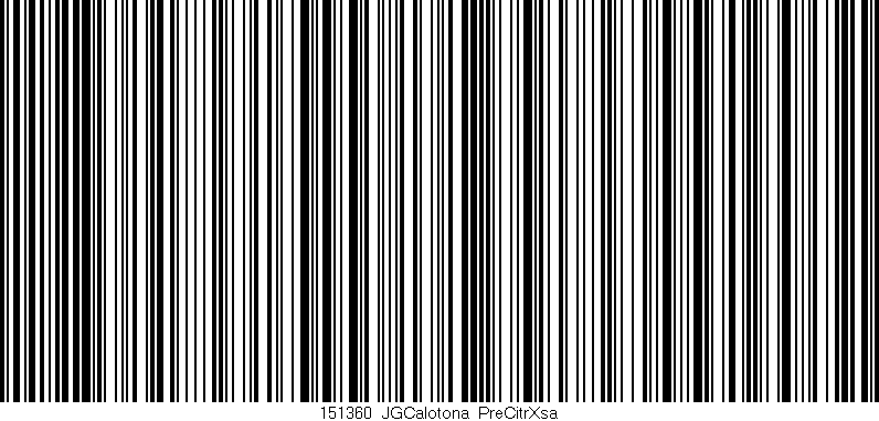 Código de barras (EAN, GTIN, SKU, ISBN): '151360_JGCalotona_PreCitrXsa'