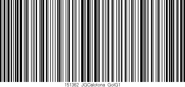 Código de barras (EAN, GTIN, SKU, ISBN): '151362_JGCalotona_GolG1'