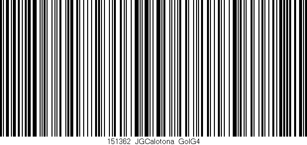 Código de barras (EAN, GTIN, SKU, ISBN): '151362_JGCalotona_GolG4'
