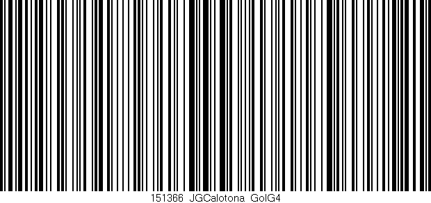 Código de barras (EAN, GTIN, SKU, ISBN): '151366_JGCalotona_GolG4'