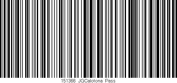 Código de barras (EAN, GTIN, SKU, ISBN): '151366_JGCalotona_Pass'