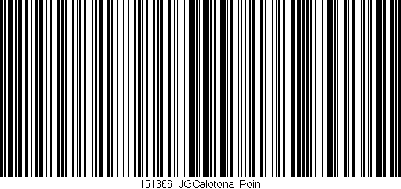 Código de barras (EAN, GTIN, SKU, ISBN): '151366_JGCalotona_Poin'