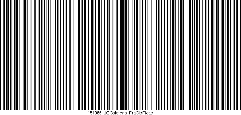 Código de barras (EAN, GTIN, SKU, ISBN): '151366_JGCalotona_PraCitrPicas'