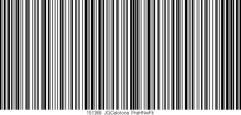 Código de barras (EAN, GTIN, SKU, ISBN): '151366_JGCalotona_PraHNwFit'