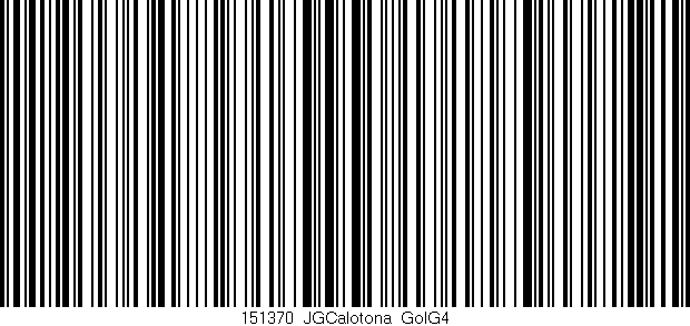 Código de barras (EAN, GTIN, SKU, ISBN): '151370_JGCalotona_GolG4'