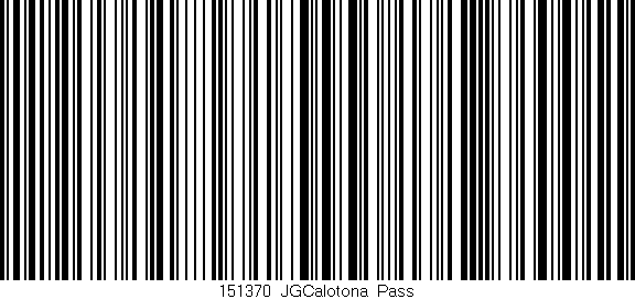 Código de barras (EAN, GTIN, SKU, ISBN): '151370_JGCalotona_Pass'