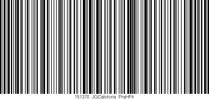 Código de barras (EAN, GTIN, SKU, ISBN): '151370_JGCalotona_PraHFit'