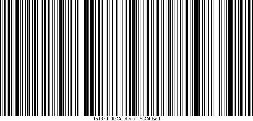 Código de barras (EAN, GTIN, SKU, ISBN): '151370_JGCalotona_PreCitrBerl'