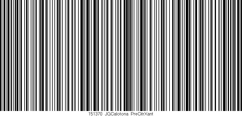 Código de barras (EAN, GTIN, SKU, ISBN): '151370_JGCalotona_PreCitrXant'