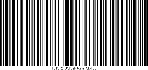 Código de barras (EAN, GTIN, SKU, ISBN): '151372_JGCalotona_GolG3'