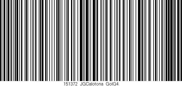 Código de barras (EAN, GTIN, SKU, ISBN): '151372_JGCalotona_GolG4'