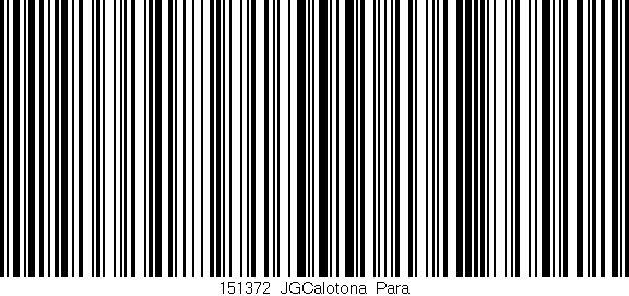 Código de barras (EAN, GTIN, SKU, ISBN): '151372_JGCalotona_Para'