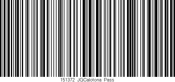 Código de barras (EAN, GTIN, SKU, ISBN): '151372_JGCalotona_Pass'