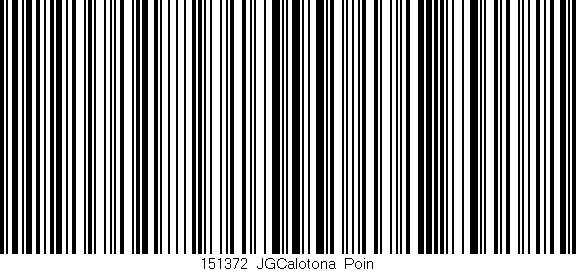 Código de barras (EAN, GTIN, SKU, ISBN): '151372_JGCalotona_Poin'
