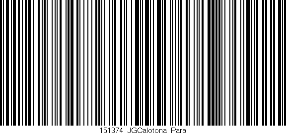 Código de barras (EAN, GTIN, SKU, ISBN): '151374_JGCalotona_Para'