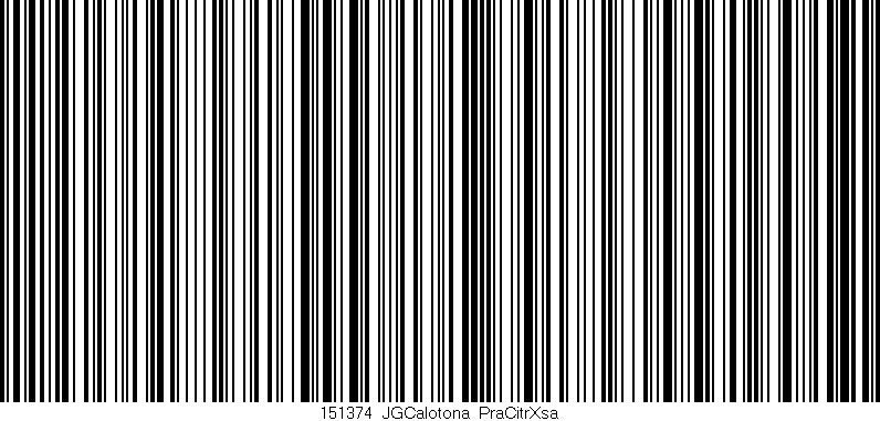 Código de barras (EAN, GTIN, SKU, ISBN): '151374_JGCalotona_PraCitrXsa'