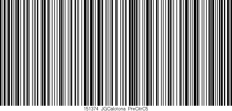 Código de barras (EAN, GTIN, SKU, ISBN): '151374_JGCalotona_PreCitrC5'