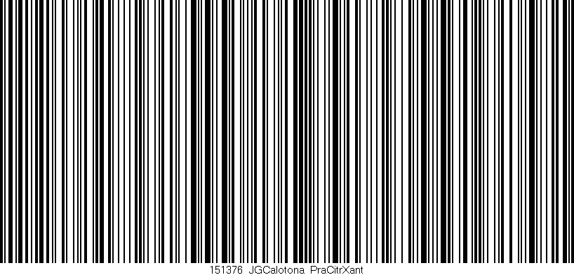 Código de barras (EAN, GTIN, SKU, ISBN): '151376_JGCalotona_PraCitrXant'