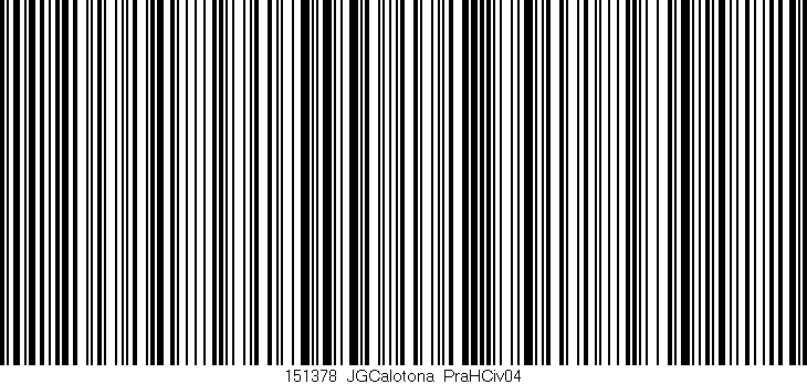 Código de barras (EAN, GTIN, SKU, ISBN): '151378_JGCalotona_PraHCiv04'