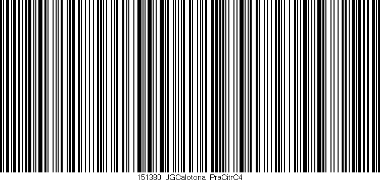 Código de barras (EAN, GTIN, SKU, ISBN): '151380_JGCalotona_PraCitrC4'