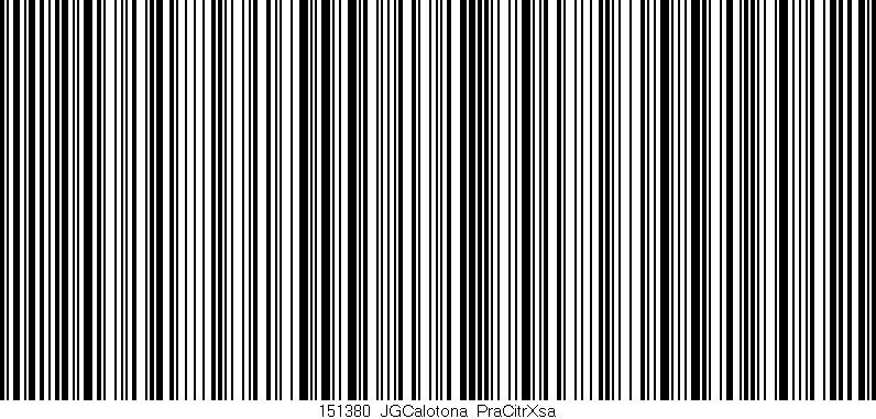 Código de barras (EAN, GTIN, SKU, ISBN): '151380_JGCalotona_PraCitrXsa'