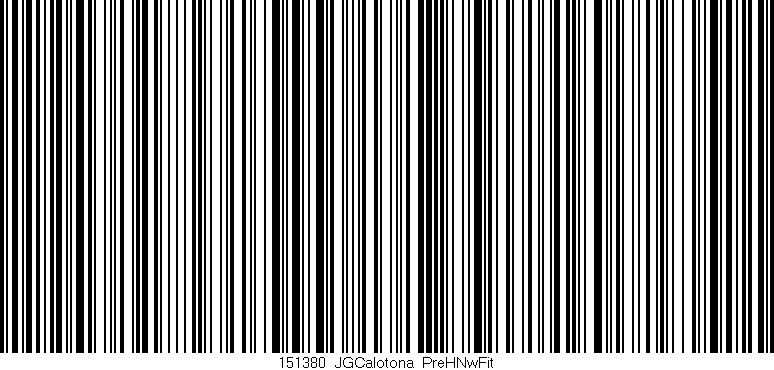 Código de barras (EAN, GTIN, SKU, ISBN): '151380_JGCalotona_PreHNwFit'