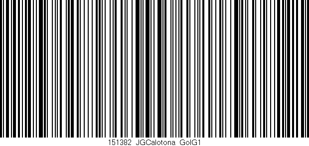 Código de barras (EAN, GTIN, SKU, ISBN): '151382_JGCalotona_GolG1'